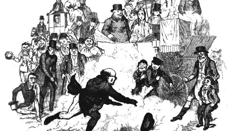 Illustration from The Pickwick Papers by Charles Dickens