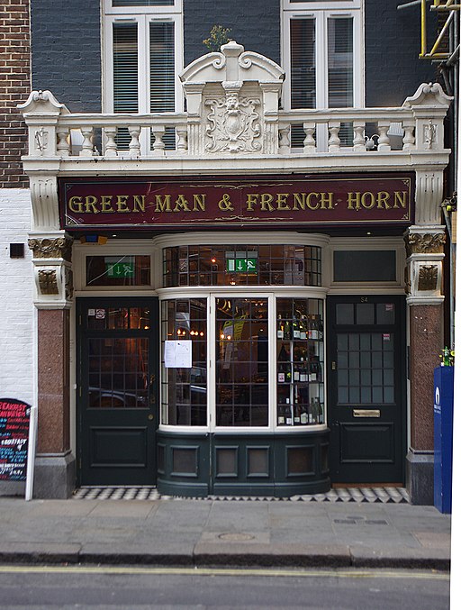The Green Man & French Horn pub in London