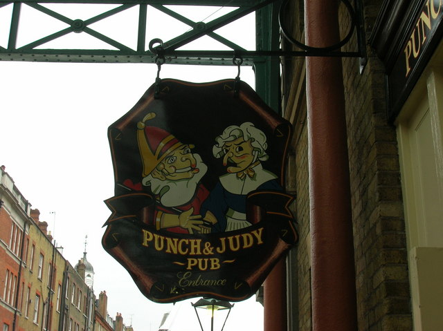 The Punch & Judy pub sign