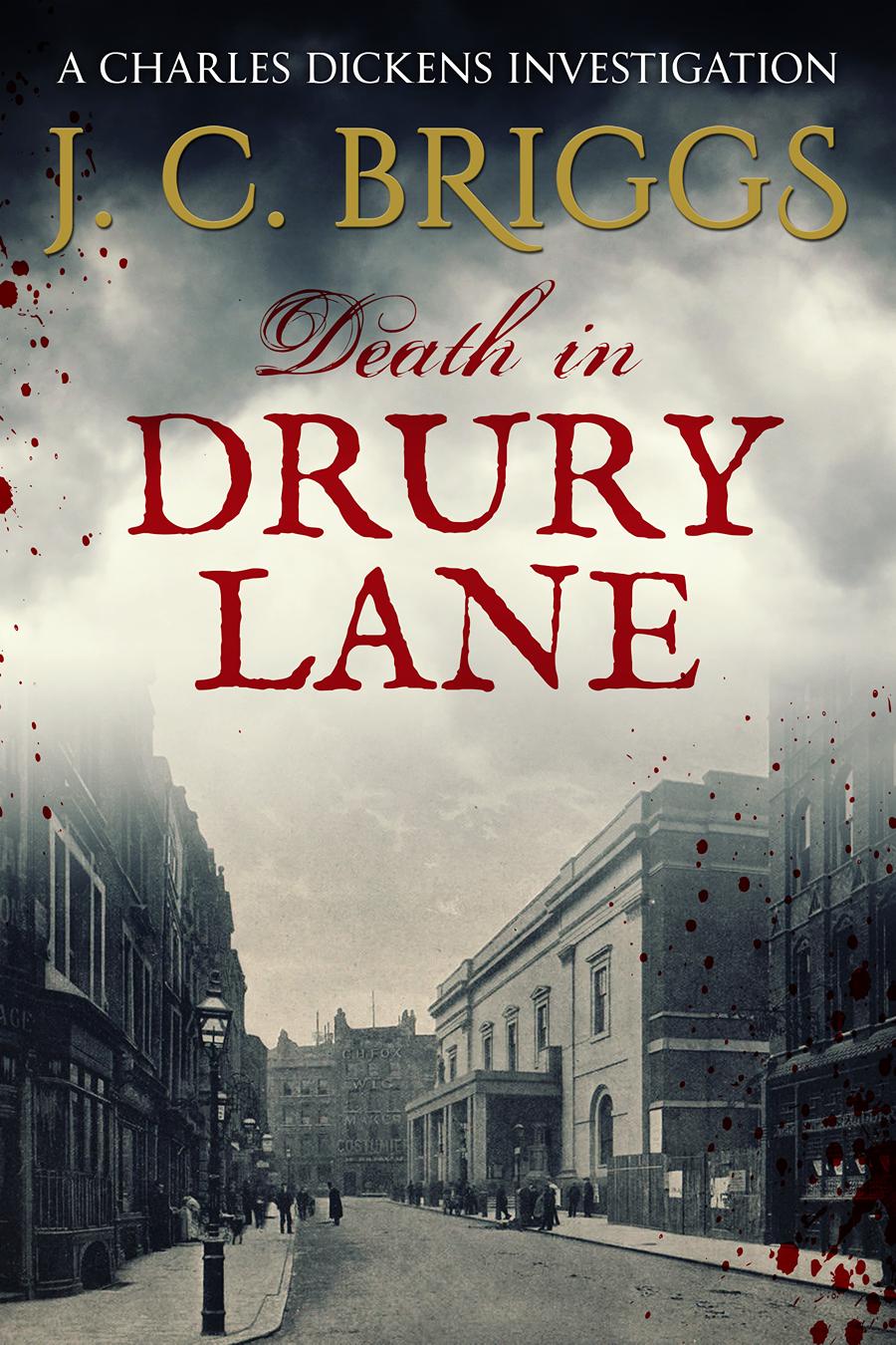 Book Cover of Death in Drury Lane by J C Briggs